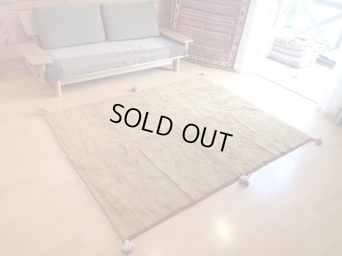 画像2: 手織りペルシャギャッベF21リビングラグサイズ206×155ハンドメイドラグ (2)