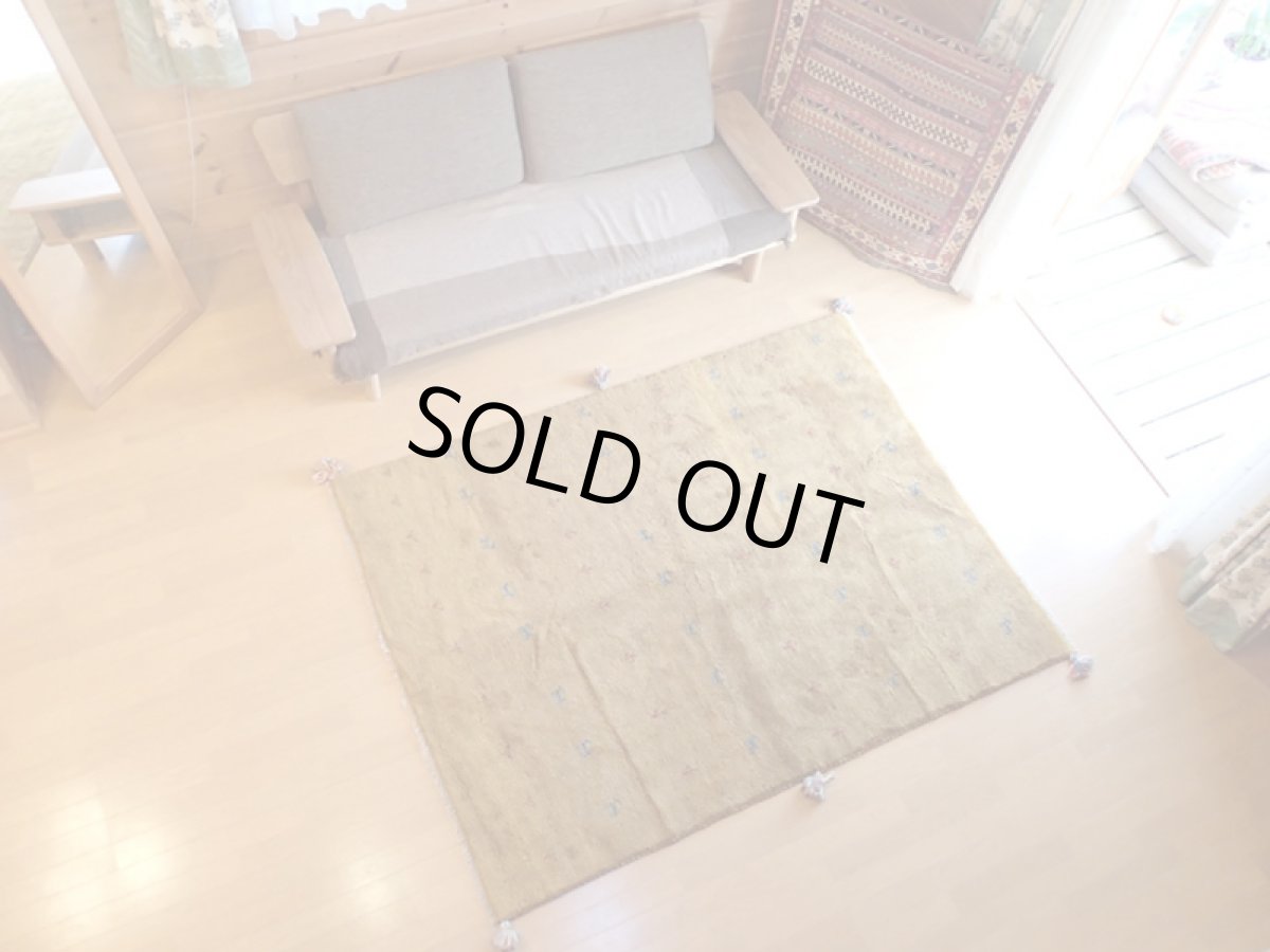 画像3: 手織りペルシャギャッベF21リビングラグサイズ206×155ハンドメイドラグ (3)