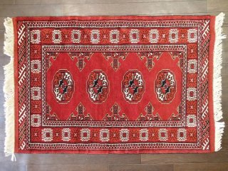 トライバルラグ ペルシャ絨毯 トルキャマン 296×222cm