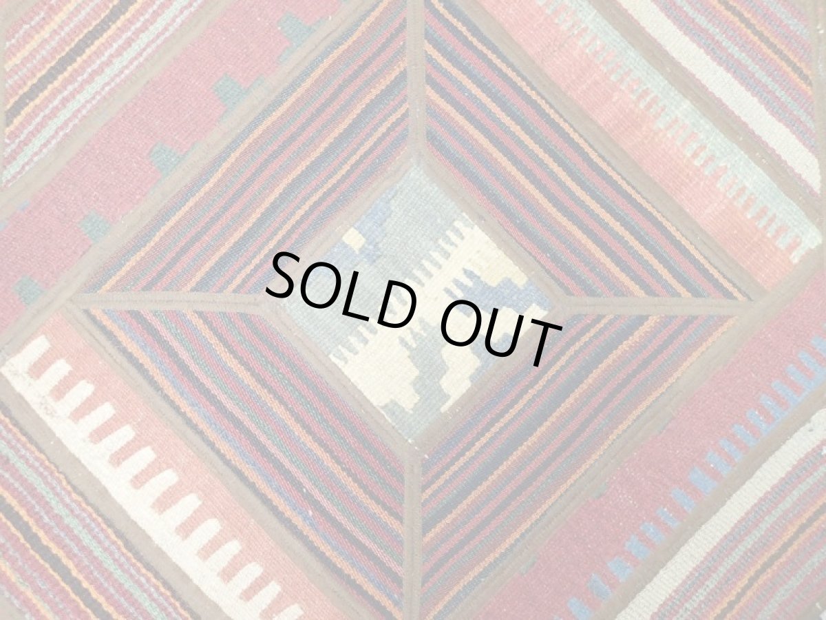 画像6: 新品 ペルシャ キリム ジャジーム パッチワーク ウール ラグ 絨毯  センターラグ サイズ 145 x 87 cm No.5325  平織り 天然 ウール 絨毯 敷物 マット カーペット マルチ カラー カラフル n-5325-145087sa08 (6)