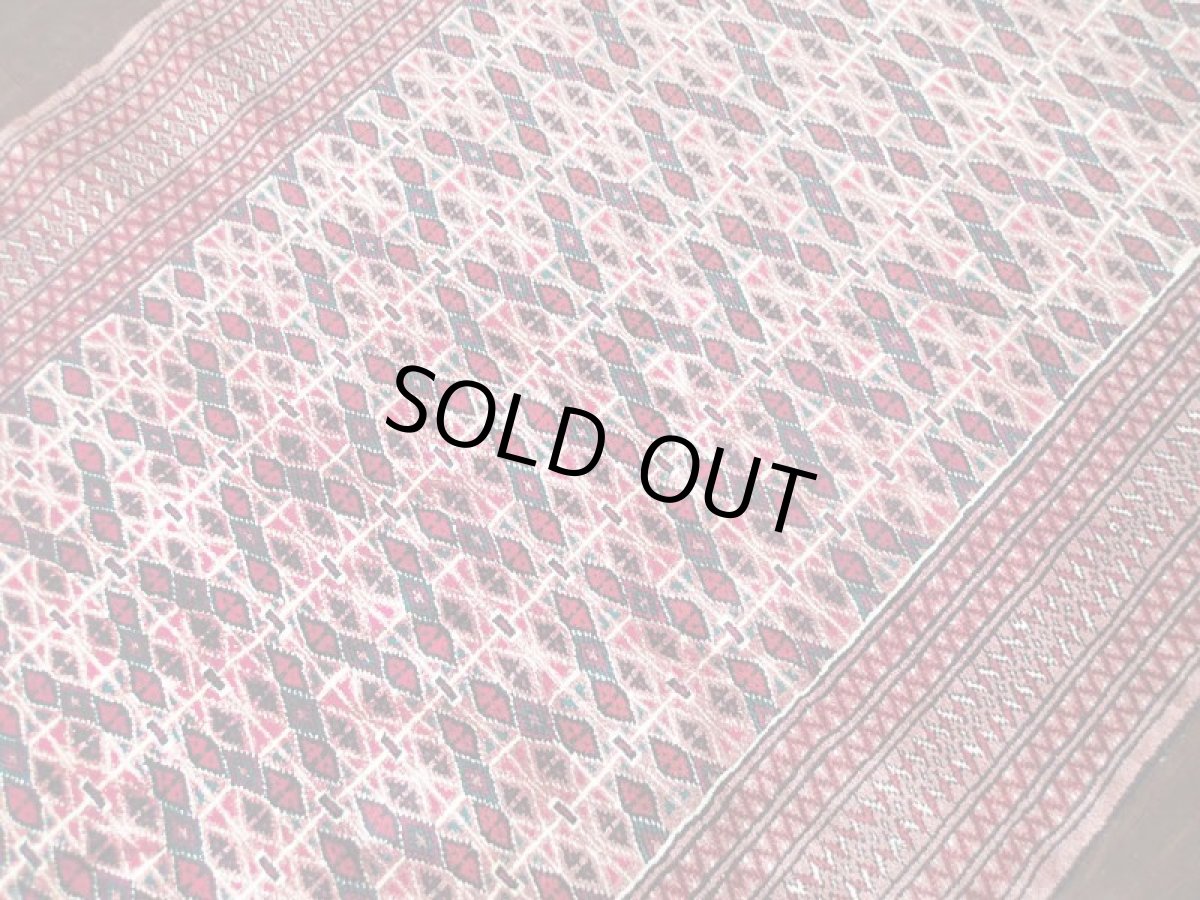 画像5: トルクメン ペルシャ 絨毯 センター ラグ サイズ 205 x 127 cm 182 トライバル ラグ 天然 ウール 敷物 マット カーペット エンジ 赤 茶 (5)