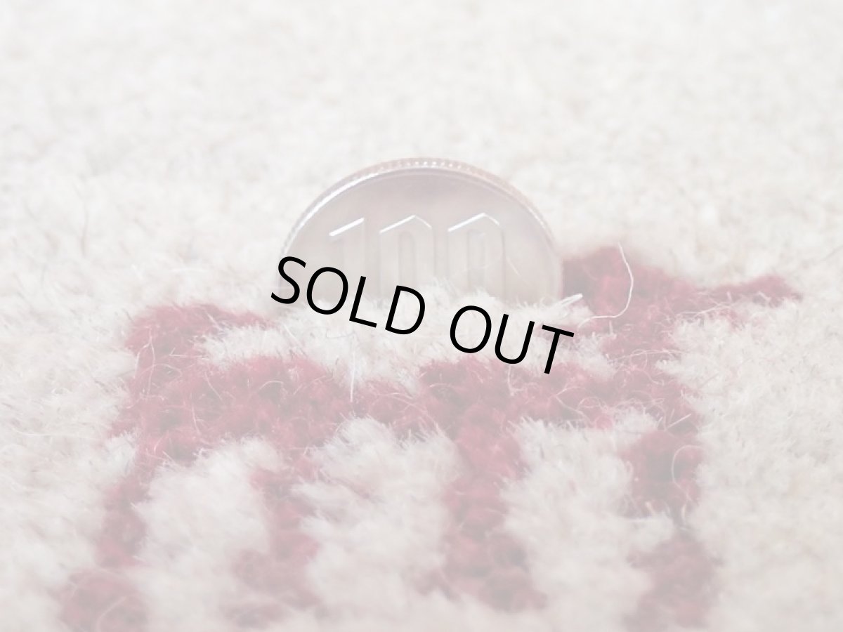 画像8: ペルシャ ギャッベ リビング サイズ ラグ 200 x 150 cm F20 ハンドメイド ギャベ 天然 ウール 手織り 絨毯 カーペット ナチュラル クリーム 灰 シンプル 動物 柄 (8)