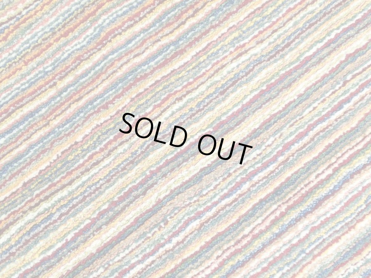 画像5: ペルシャ ギャッベ 1.2m アクセント サイズ ラグ 116 x 77 cm No.115 ハンドメイド ギャベ 肉厚 ウール 手織り トライバルラグ 天然 ウール 絨毯 カーペット カラフル 虹色 クレイジーパターン マルチ カラー n-115-116077s051-002 (5)