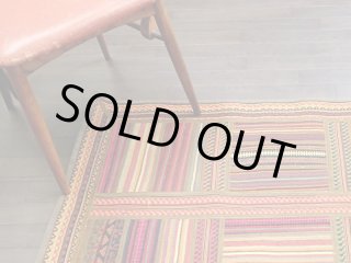 トルコ Kapadokya産 オールドキリム ラグ 92x46cm ランナー マット