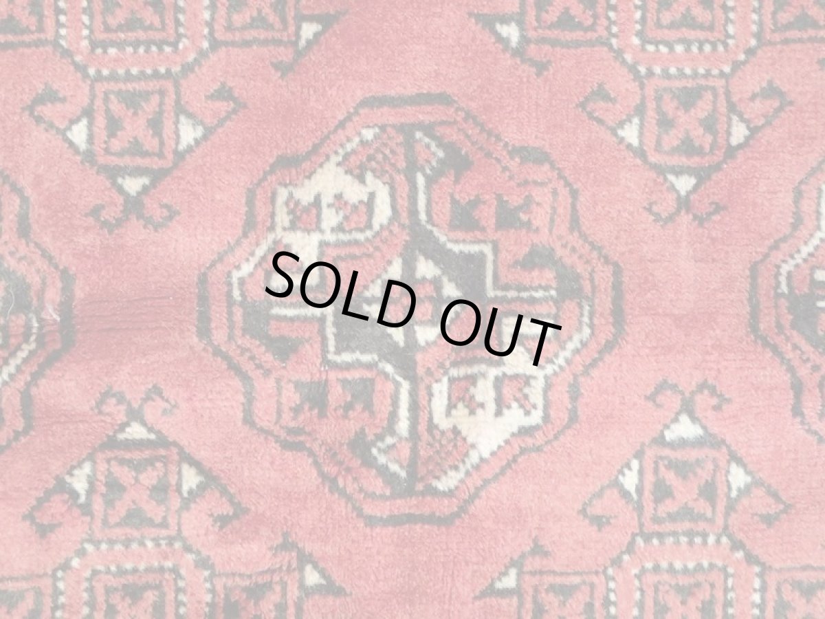 画像13: オールド ペルシャ 絨毯 トルクメン 2.9m リビング ダイニング サイズ 288 x 204 cm 512 手織り トライバル ラグ 天然 ウール 敷物 マット カーペット 赤 ヴィンテージ OLD (13)