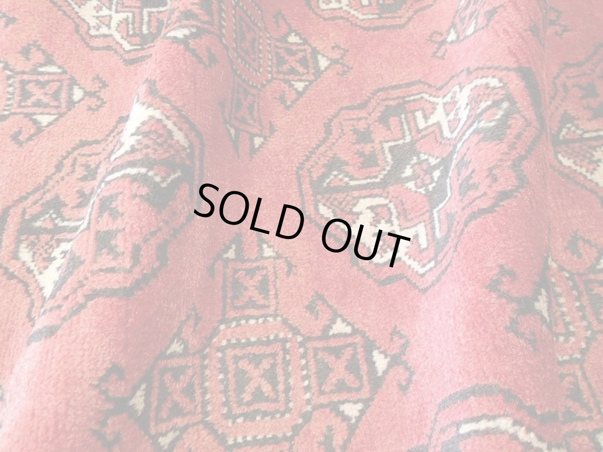 画像10: オールド ペルシャ 絨毯 トルクメン 2.9m リビング ダイニング サイズ 288 x 204 cm 512 手織り トライバル ラグ 天然 ウール 敷物 マット カーペット 赤 ヴィンテージ OLD (10)