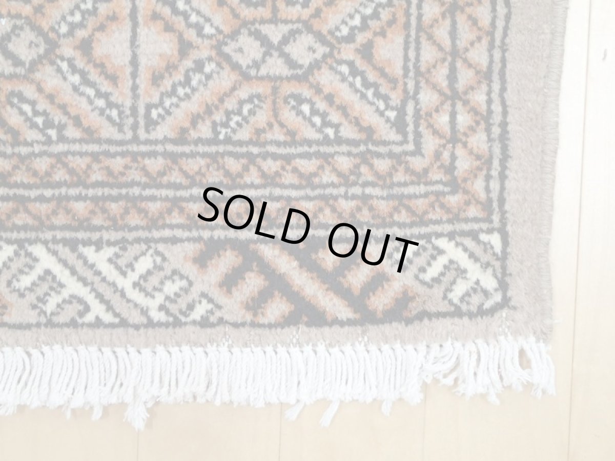 画像14: オールド ペルシャ 絨毯 トルクメン 2.8m リビング ダイニング 大判 サイズ 277 x 200 cm f226 手織り トライバル ラグ 天然 ウール 敷物 マット ハンドメイド カーペット 茶 クリーム ヴィンテージ OLD (14)