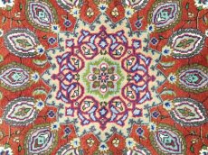 画像7: 新品 ペルシャ 絨毯 サルーク 1.5m センター サイズ 148 x 100 cm E46 ウール 手織り トライバル ラグ ハンドメイド マット カーペット 茶 (7)