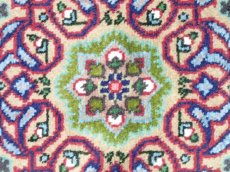 画像8: 新品 ペルシャ 絨毯 サルーク 1.5m センター サイズ 148 x 100 cm E46 ウール 手織り トライバル ラグ ハンドメイド マット カーペット 茶 (8)