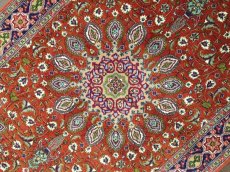 画像6: 新品 ペルシャ 絨毯 サルーク 1.5m センター サイズ 148 x 100 cm E46 ウール 手織り トライバル ラグ ハンドメイド マット カーペット 茶 (6)