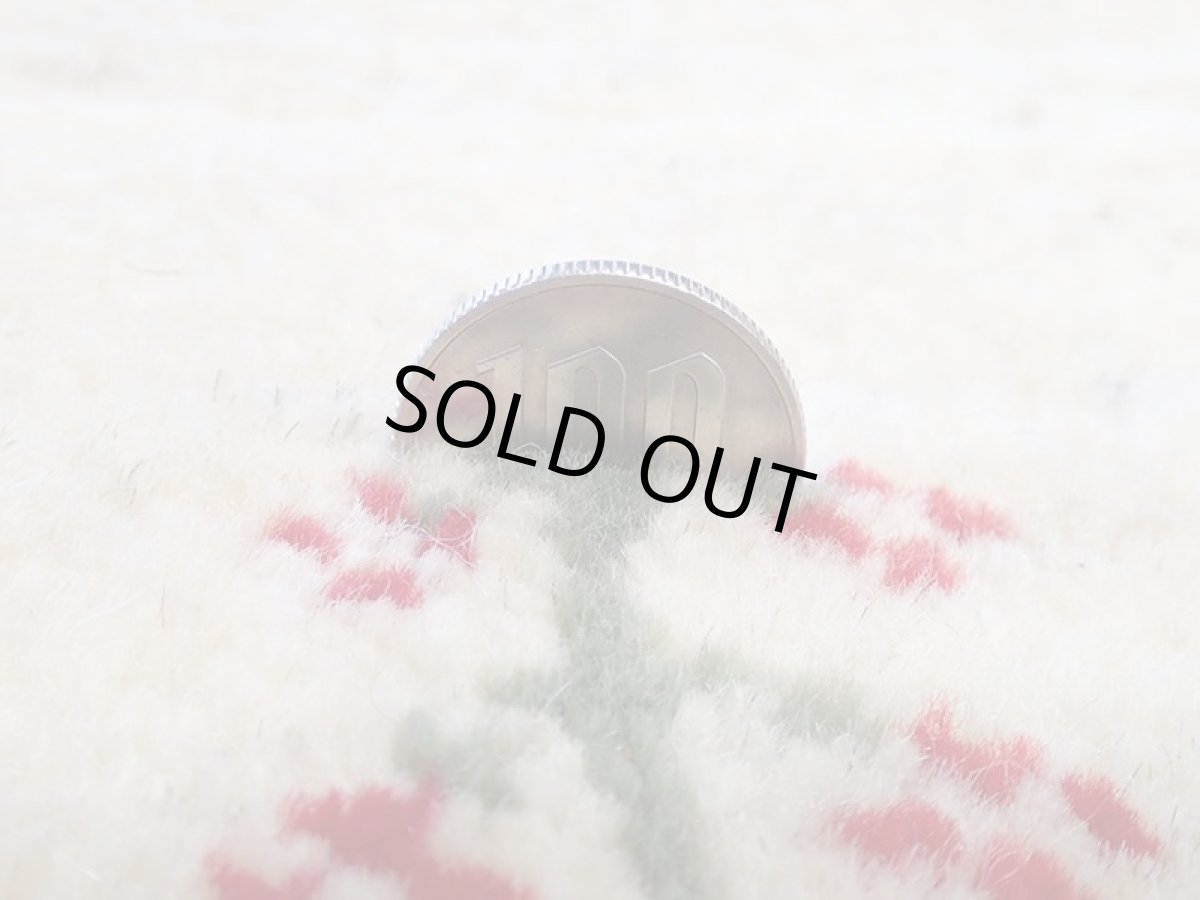 画像17: 新品 ペルシャ ギャッベ 1.3m アクセント サイズ 125 x 88 cm n209 ハンドメイド ギャベ 手織り トライバル ラグ 天然 ウール 敷物 マット カーペット クリーム 生成り マルチカラー 動物 (17)