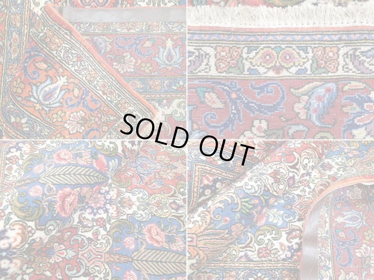 画像20: 新品 ペルシャ 絨毯 バクティアリ 2.5m リビング ダイニング サイズ 247 x 153 cm 27 手織り トライバル ラグ 天然 ウール 敷物 マット カーペット カラフル ブロック 花柄 庭園 (20)