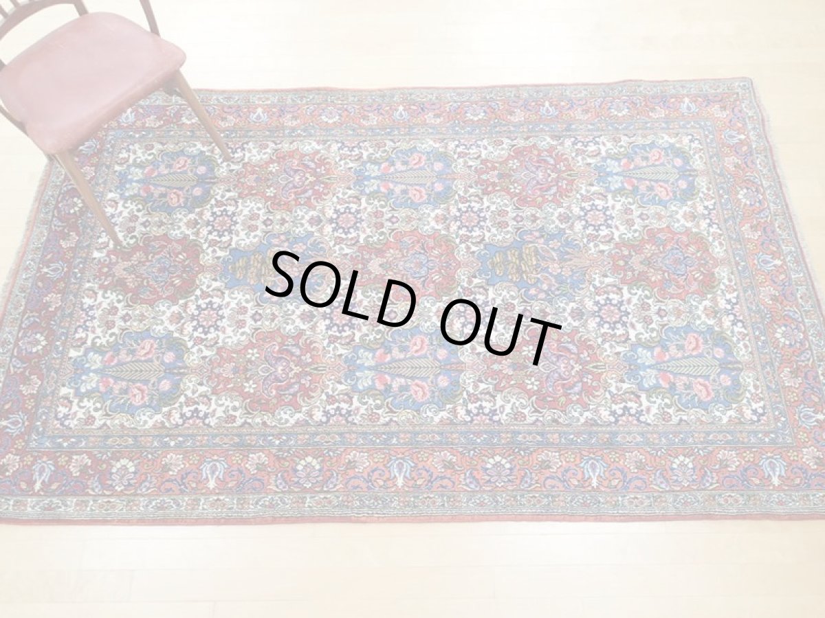 画像3: 新品 ペルシャ 絨毯 バクティアリ 2.5m リビング ダイニング サイズ 247 x 153 cm 27 手織り トライバル ラグ 天然 ウール 敷物 マット カーペット カラフル ブロック 花柄 庭園 (3)