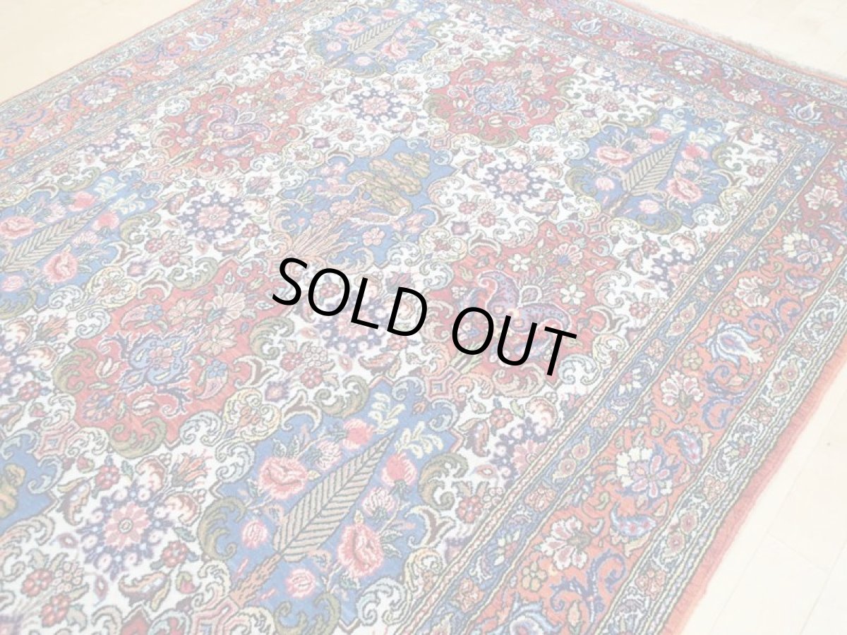 画像8: 新品 ペルシャ 絨毯 バクティアリ 2.5m リビング ダイニング サイズ 247 x 153 cm 27 手織り トライバル ラグ 天然 ウール 敷物 マット カーペット カラフル ブロック 花柄 庭園 (8)