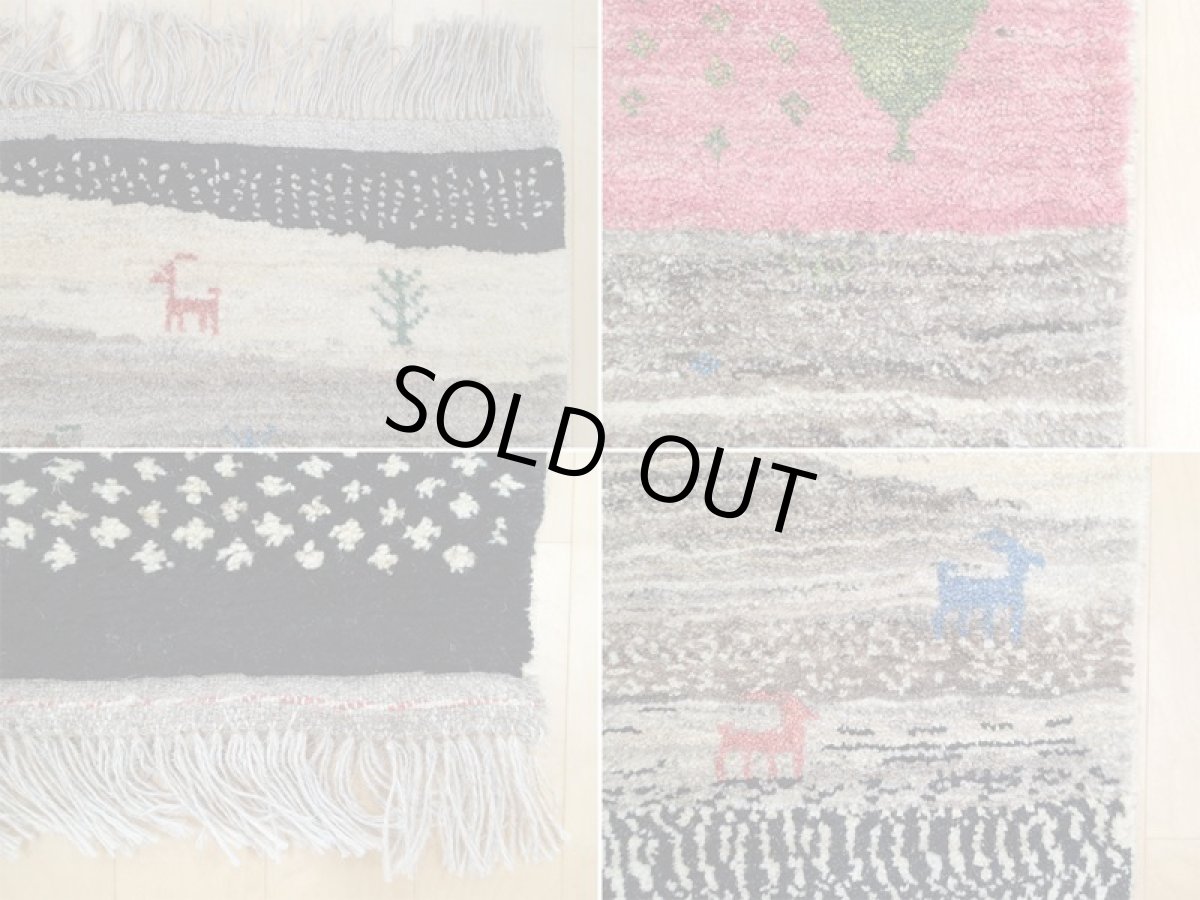 画像19: 新品 ペルシャ ギャッベ 2m リビング ダイニング サイズ 202 x 152 cm n202 ハンドメイド ギャベ 手織り トライバル ラグ 天然 ウール 敷物 マット カーペット クリーム ピンク マルチカラー 風景 (19)