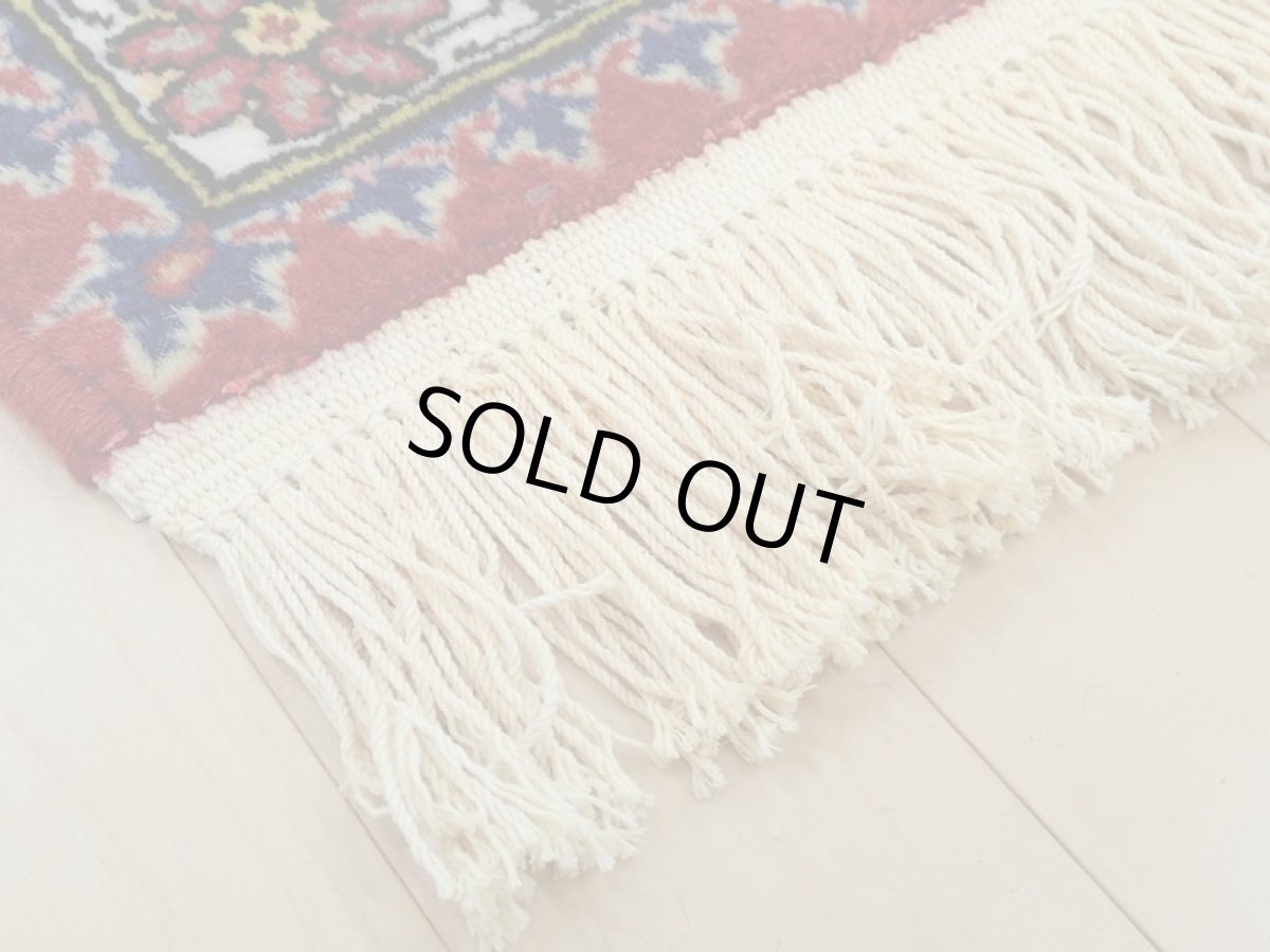 画像13: 新品同様 ペルシャ 絨毯 バクティアリ 2m スクエア 正方形 リビング ダイニング サイズ 207 x 207 cm 66 手織り トライバル ラグ 天然 ウール 敷物 マット カーペット カラフル ブロック 花柄 庭園 s-66-207207s009  (13)