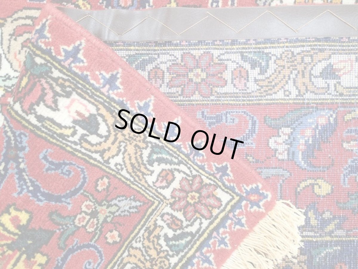 画像14: 新品同様 ペルシャ 絨毯 バクティアリ 2m スクエア 正方形 リビング ダイニング サイズ 207 x 207 cm 66 手織り トライバル ラグ 天然 ウール 敷物 マット カーペット カラフル ブロック 花柄 庭園 s-66-207207s009  (14)