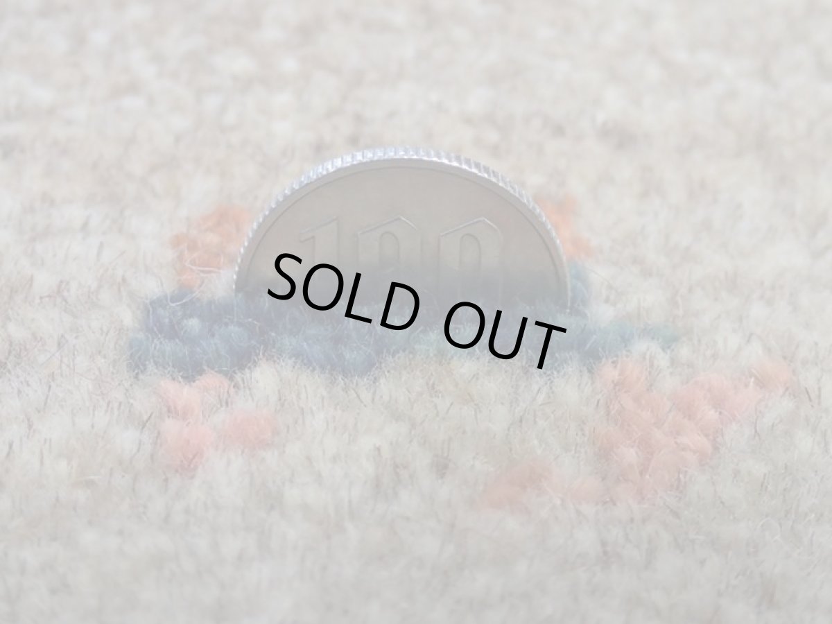 画像14: 新品 ペルシャ ギャッベ 玄関 マット 90cm サイズ 82 x 58 cm C85 肉厚 ウール ハンドメイド ギャベ 手織り トライバル ラグ 天然 敷物 カーペット 茶 鹿 生命の木 玄関ドアマットのアクセントに (14)