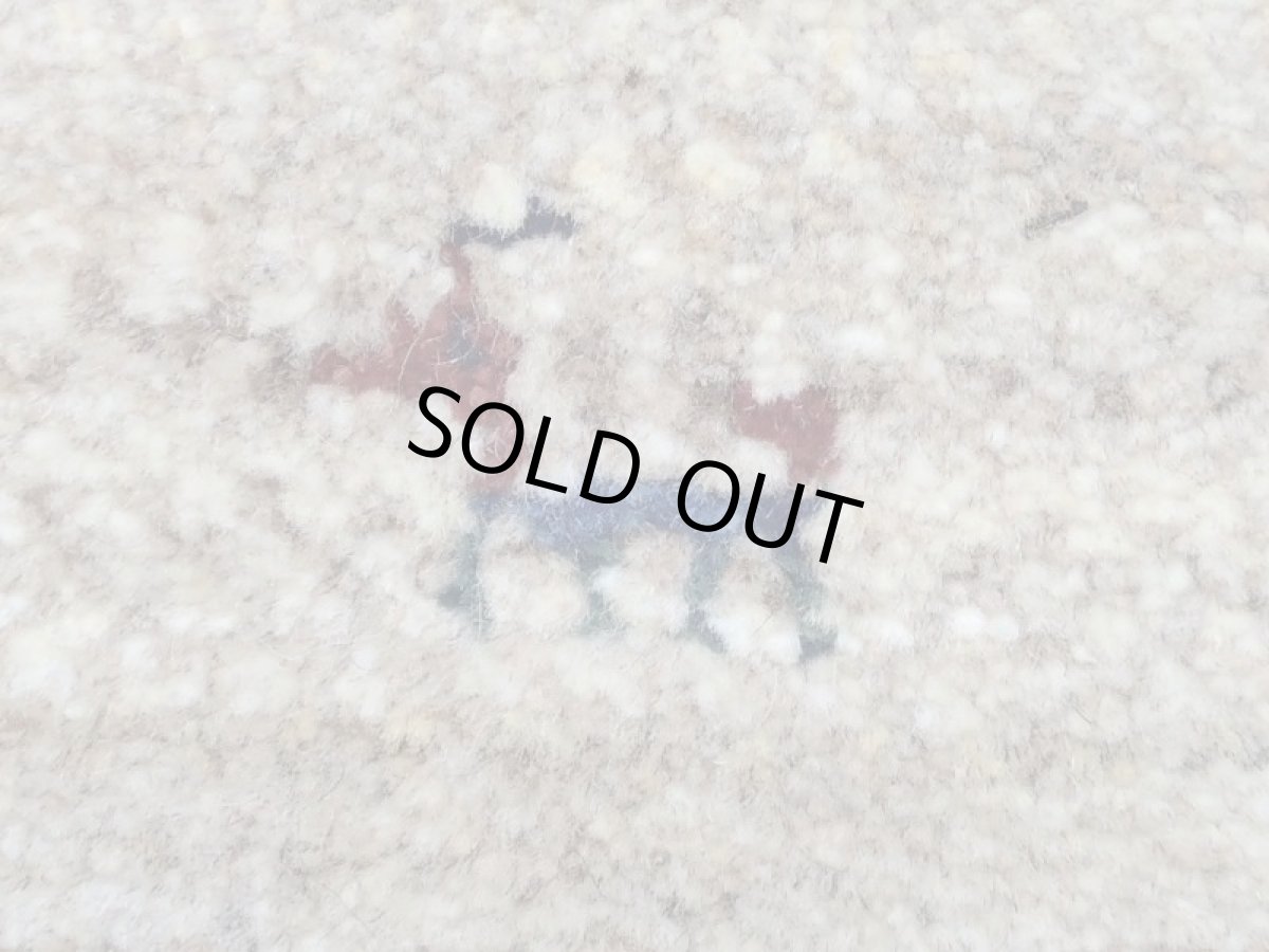 画像13: 新品 ペルシャ ギャッベ 玄関 マット 90cm サイズ 90 x 52 cm C80 肉厚 ウール ハンドメイド ギャベ 手織り トライバル ラグ 天然 敷物 カーペット クリーム 玄関ドアマットのアクセントに (13)