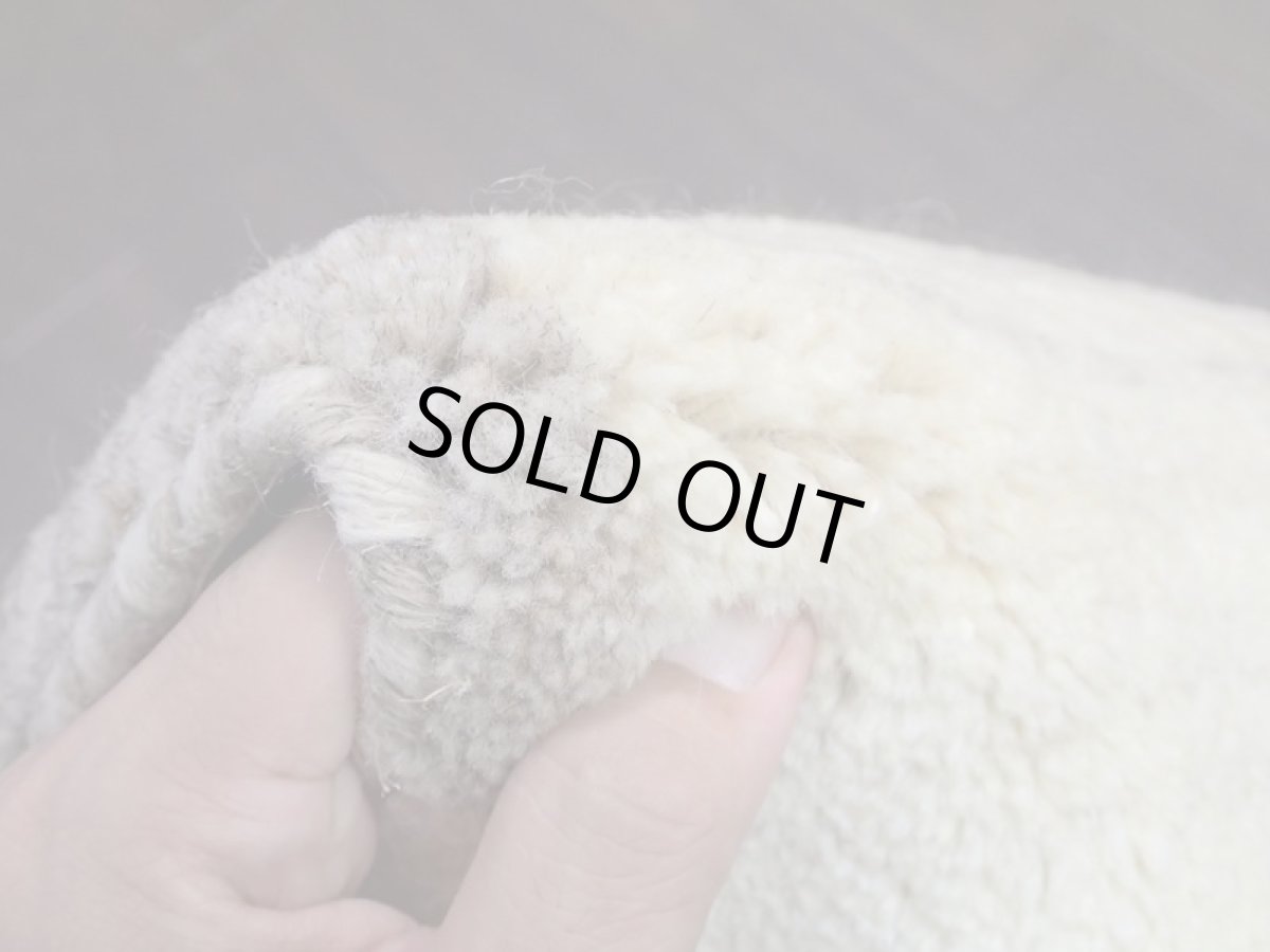 画像15: 新品 ペルシャ ギャッベ 玄関 マット 90cm サイズ 91 x 61 cm C104 肉厚 ウール ハンドメイド ギャベ 手織り トライバル ラグ 天然 敷物 カーペット クリーム 灰 動物 生命の樹 玄関ドアマットのアクセントに (15)