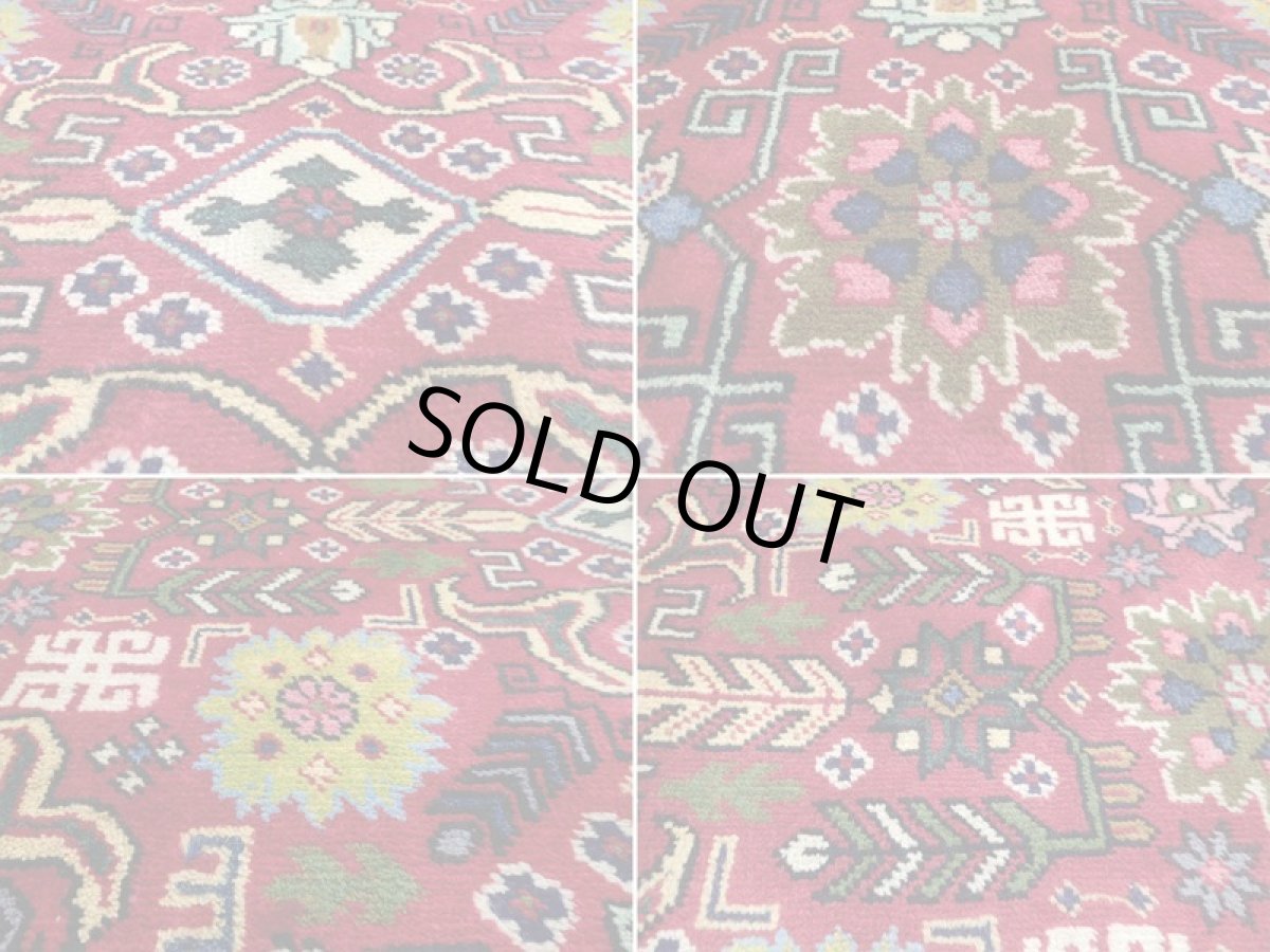 画像16: 良品 オールド ペルシャ 絨毯 タブリーズ リビング ダイニング 大判 3m 6畳 3人掛けソファ サイズ  297 x 205 cm z128 手織り トライバル ラグ 天然 ウール 敷物 マット カーペット 赤 メダリオン 草木 花 柄 ヴィンテージ ビンテージ OLD (16)