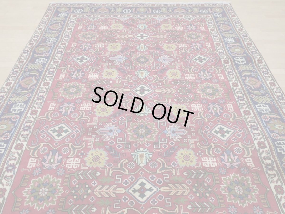 画像7: 良品 オールド ペルシャ 絨毯 タブリーズ リビング ダイニング 大判 3m 6畳 3人掛けソファ サイズ  297 x 205 cm z128 手織り トライバル ラグ 天然 ウール 敷物 マット カーペット 赤 メダリオン 草木 花 柄 ヴィンテージ ビンテージ OLD (7)