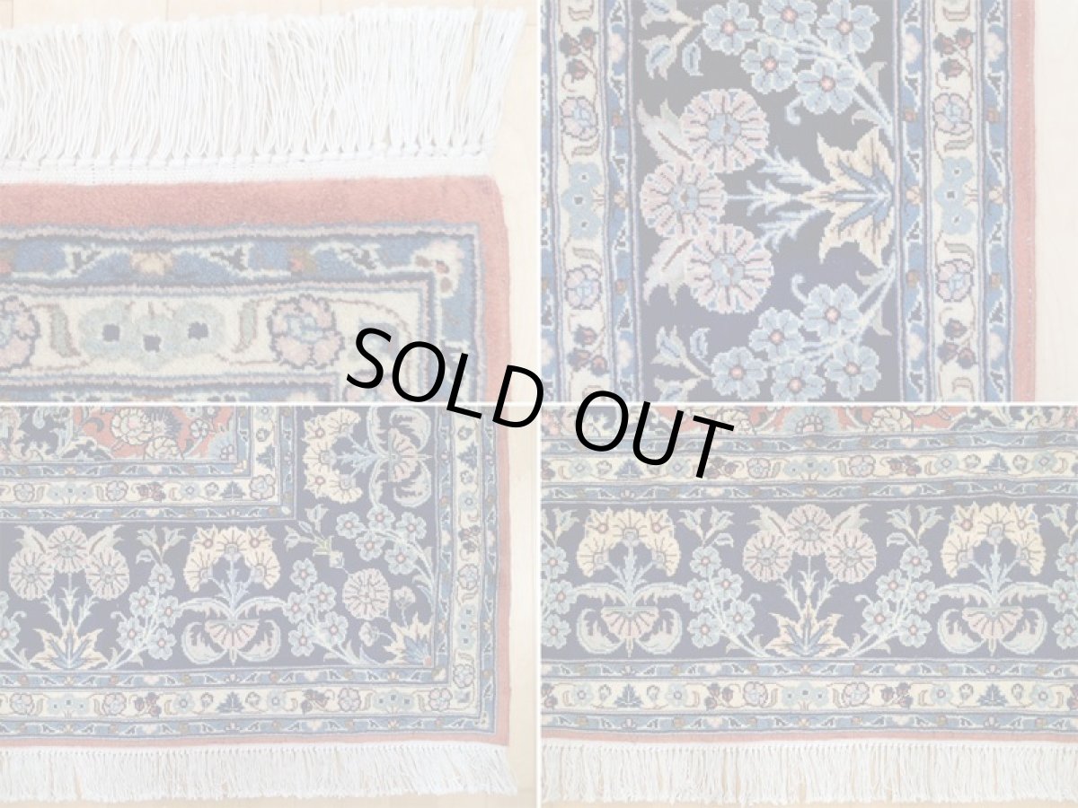 画像19: 新品 ペルシャ 絨毯 サルーク 3.5m リビング ダイニング 大判 6畳 3人掛けソファ サイズ 350 x 250 cm 111 ウール 手織り トライバル ラグ ハンドメイド マット カーペット 淡色 水色 赤 オレンジ 紺 (19)