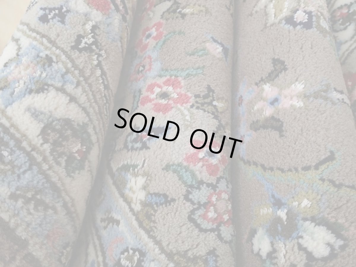 画像13: 新品 ペルシャ 絨毯 カシャーン リビング ダイニング サイズ 3.2m 6畳程度 3人掛け ソファ サイズ 318 x 197 cm 157 肉厚 ウール 天然 手織り トライバル ラグ 敷物 マット カーペット ブラウン グレー ピンク 茶 灰 (13)