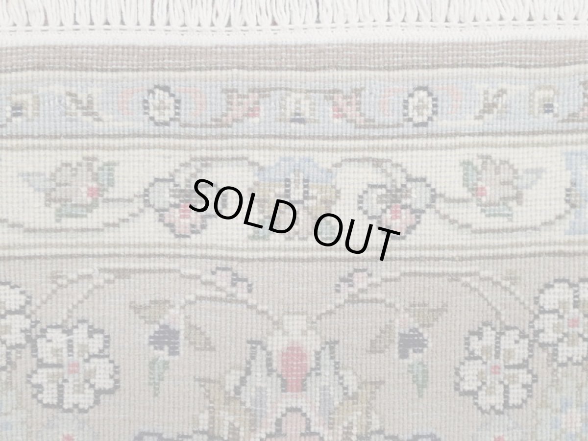 画像17: 新品 ペルシャ 絨毯 カシャーン リビング ダイニング サイズ 3.2m 6畳程度 3人掛け ソファ サイズ 318 x 197 cm 157 肉厚 ウール 天然 手織り トライバル ラグ 敷物 マット カーペット ブラウン グレー ピンク 茶 灰 (17)