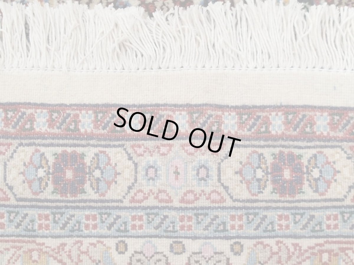 画像16: 新品 ペルシャ 絨毯 ビジャー(ムード) リビング ダイニング サイズ 3.2m 6畳 3人掛け ソファ サイズ 315 x 196 cm z126 ウール 天然 手織り トライバル ラグ 敷物 マット カーペット クリーム マヒ ヘラティ 柄 (16)