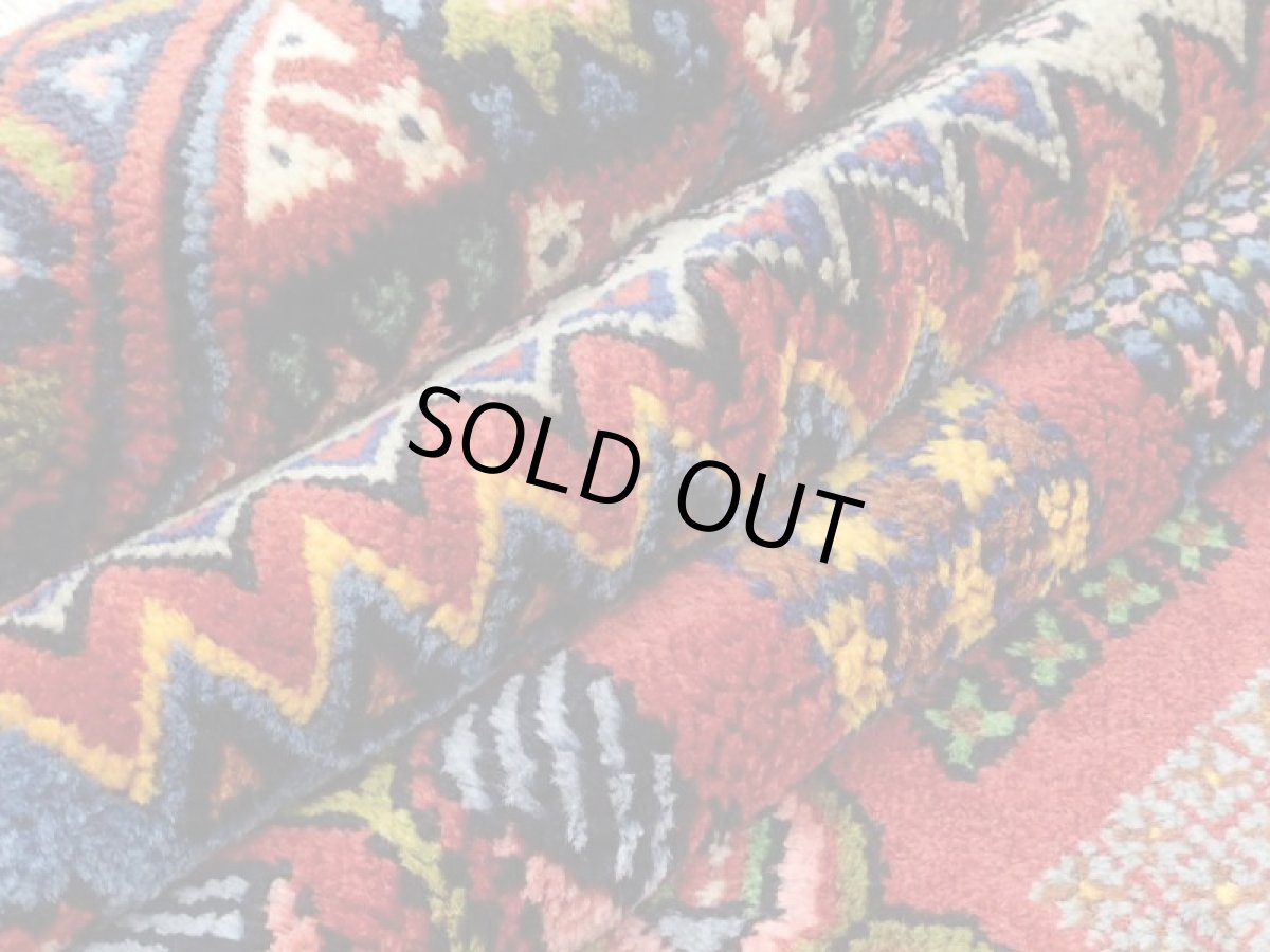 画像13: 新品 ペルシャ 絨毯 アラク リビング ダイニング サイズ 3.2m 6畳 3人掛け ソファ サイズ 316 x 234 cm 171 ウール 天然 手織り トライバル ラグ 敷物 マット カーペット ジョーシャガン柄 花菱模様 ギャッベの様なふかふか絨毯 (13)