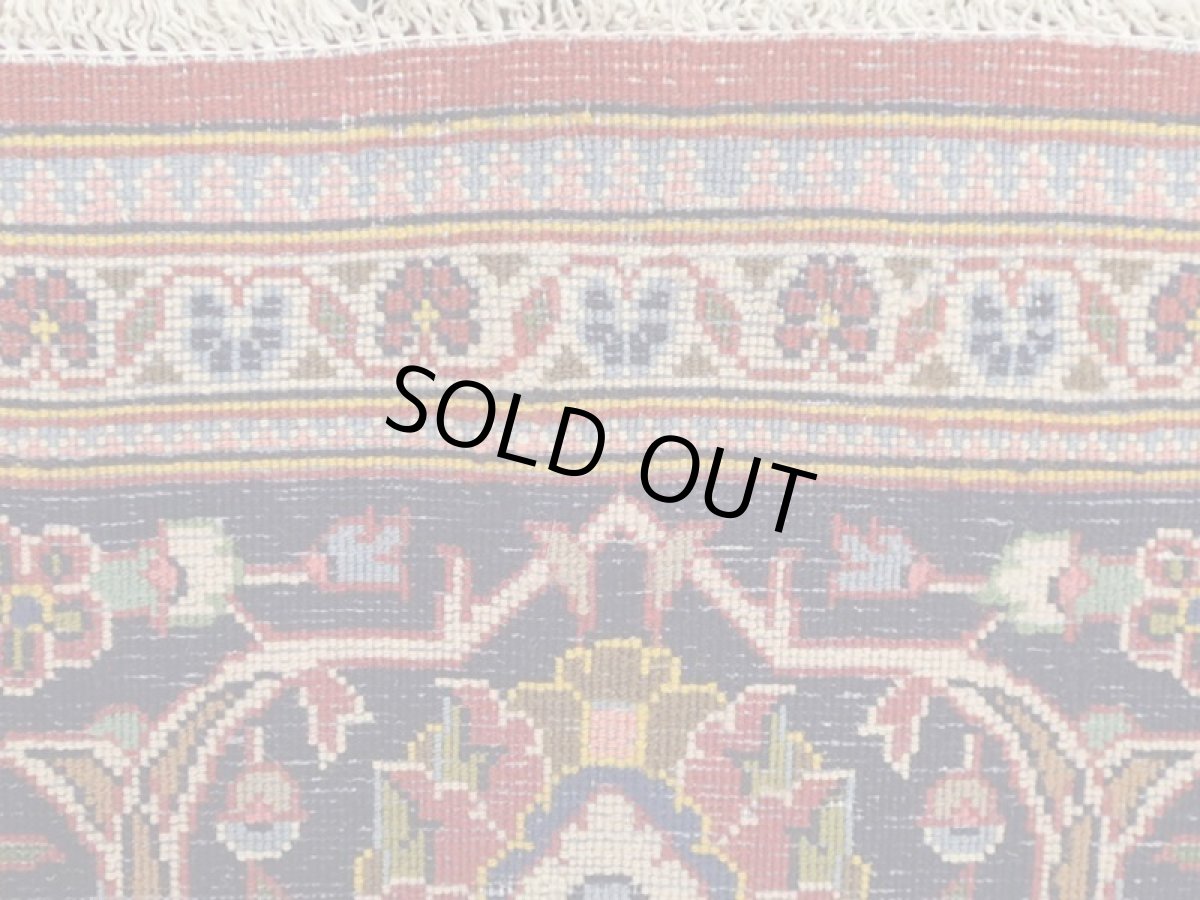 画像16: 美品 ペルシャ 絨毯 カシャーン リビング ダイニング 大判 3.2m 6畳 3人掛けソファ サイズ  318 x 195 cm z133 手織り トライバル ラグ 天然 ウール 敷物 マット カーペット 赤 オレンジ メダリオン ヴィンテージ ビンテージ (16)