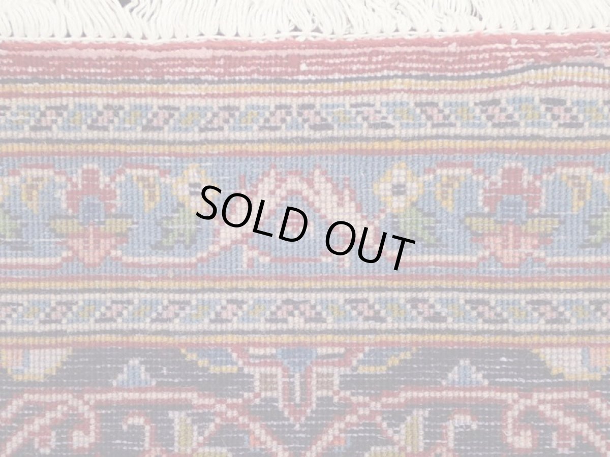 画像16: 美品 ペルシャ 絨毯 カシャーン リビング ダイニング 大判 3.7m 3人掛けソファ サイズ  362 x 233 cm z145 肉厚 ウール 手織り トライバル ラグ 天然 敷物 マット カーペット 赤 メダリオン ヴィンテージ ビンテージ (16)