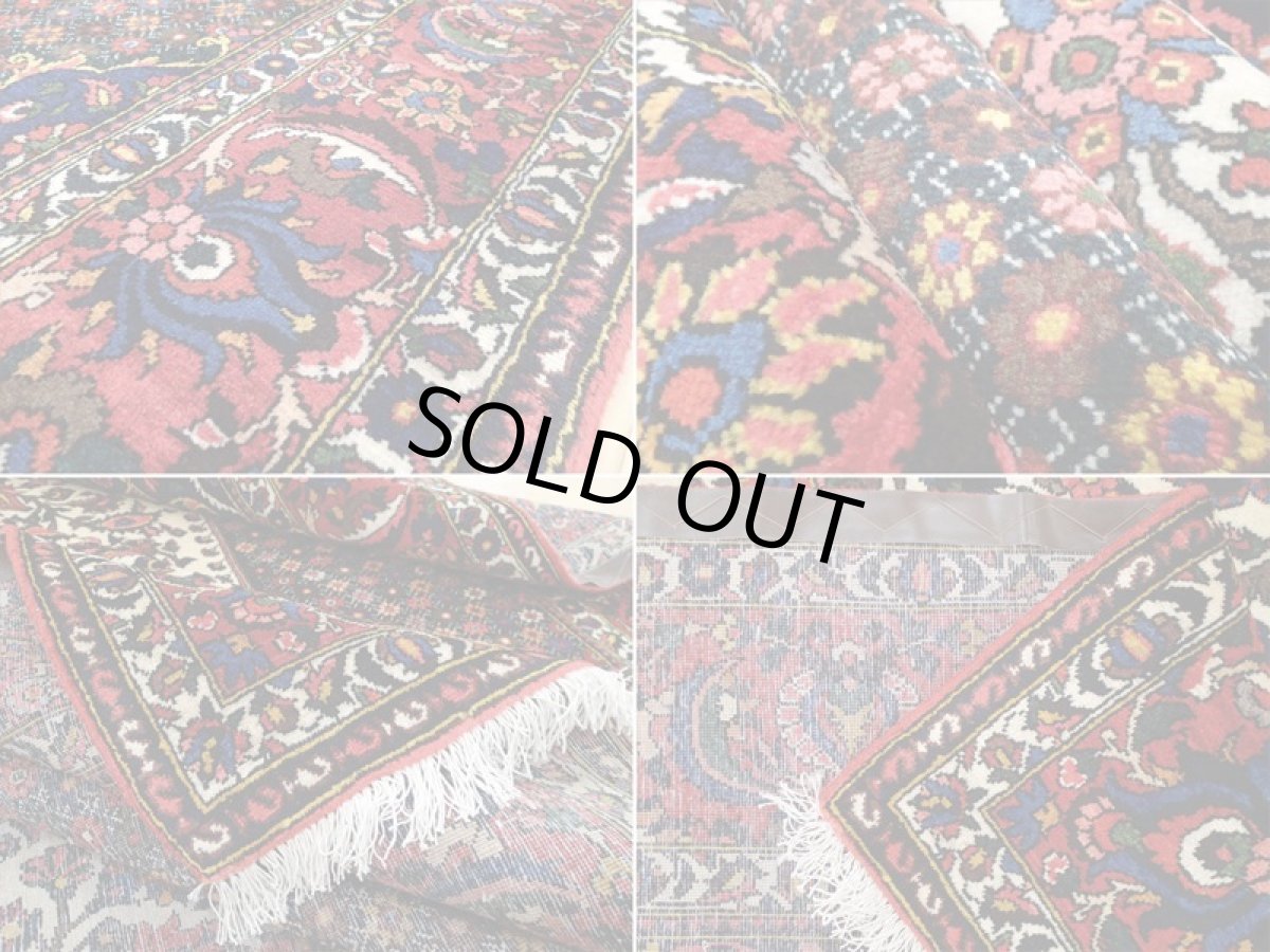 画像18: 新品同様 デッドストック 経年100年〜 ペルシャ 絨毯 バクティヤリ リビング ダイニング 大判 3.8m 10畳 3人掛けソファ サイズ 375 x 265 cm 170 天然 草木染 ウール 手織り トライバル ラグ 敷物 マット カーペット アンティーク ヴィンテージ ビンテージ (18)