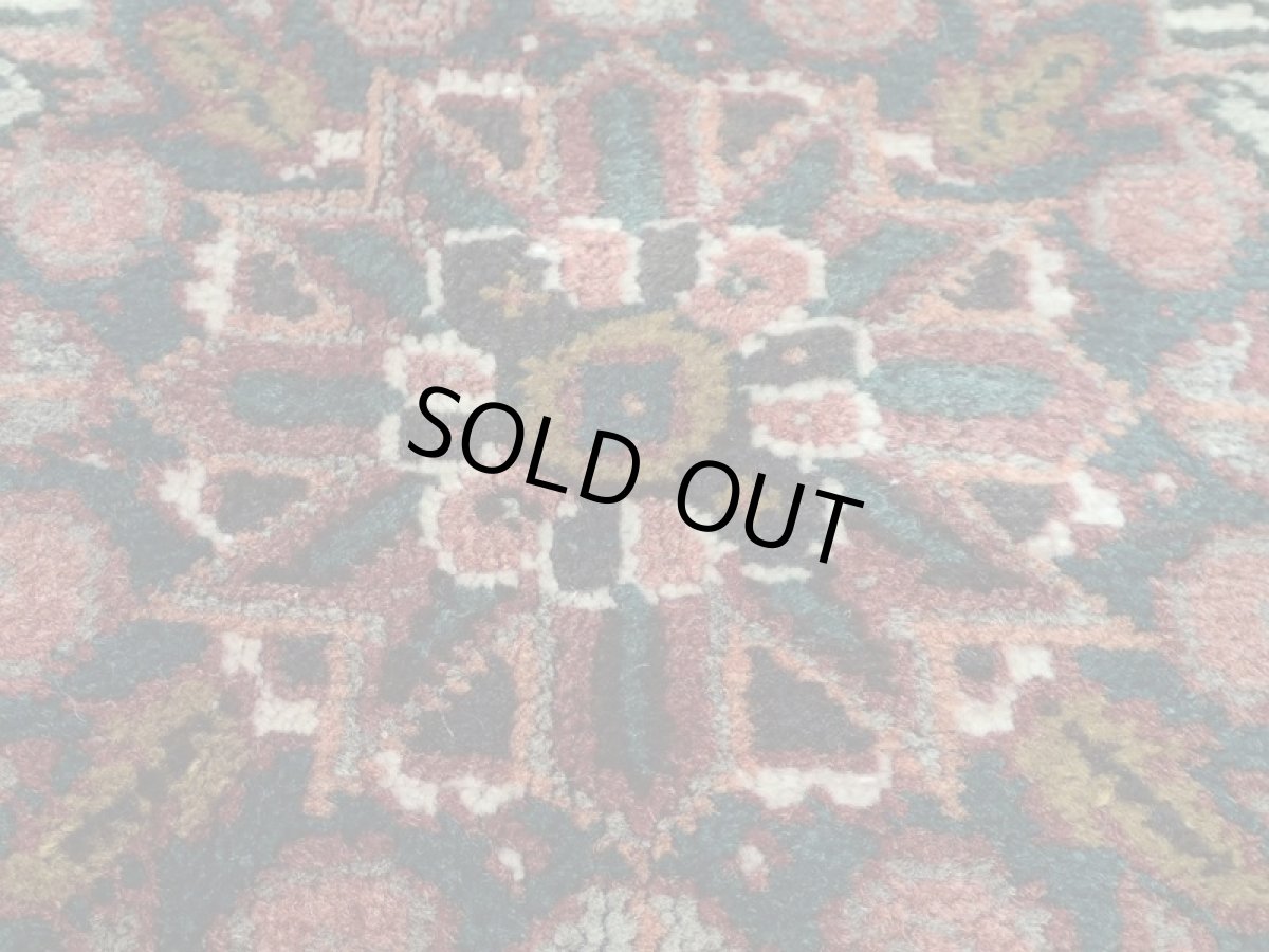 画像10: 良品 オールド ペルシャ 絨毯 ゲラバン リビング ダイニング 大判 3m 6畳 3人掛けソファ サイズ  300 x 210 cm z220 肉厚 ウール 天然 手織り トライバル ラグ 敷物 マット カーペット 茶 グレー メダリオン ヴィンテージ ビンテージ (10)