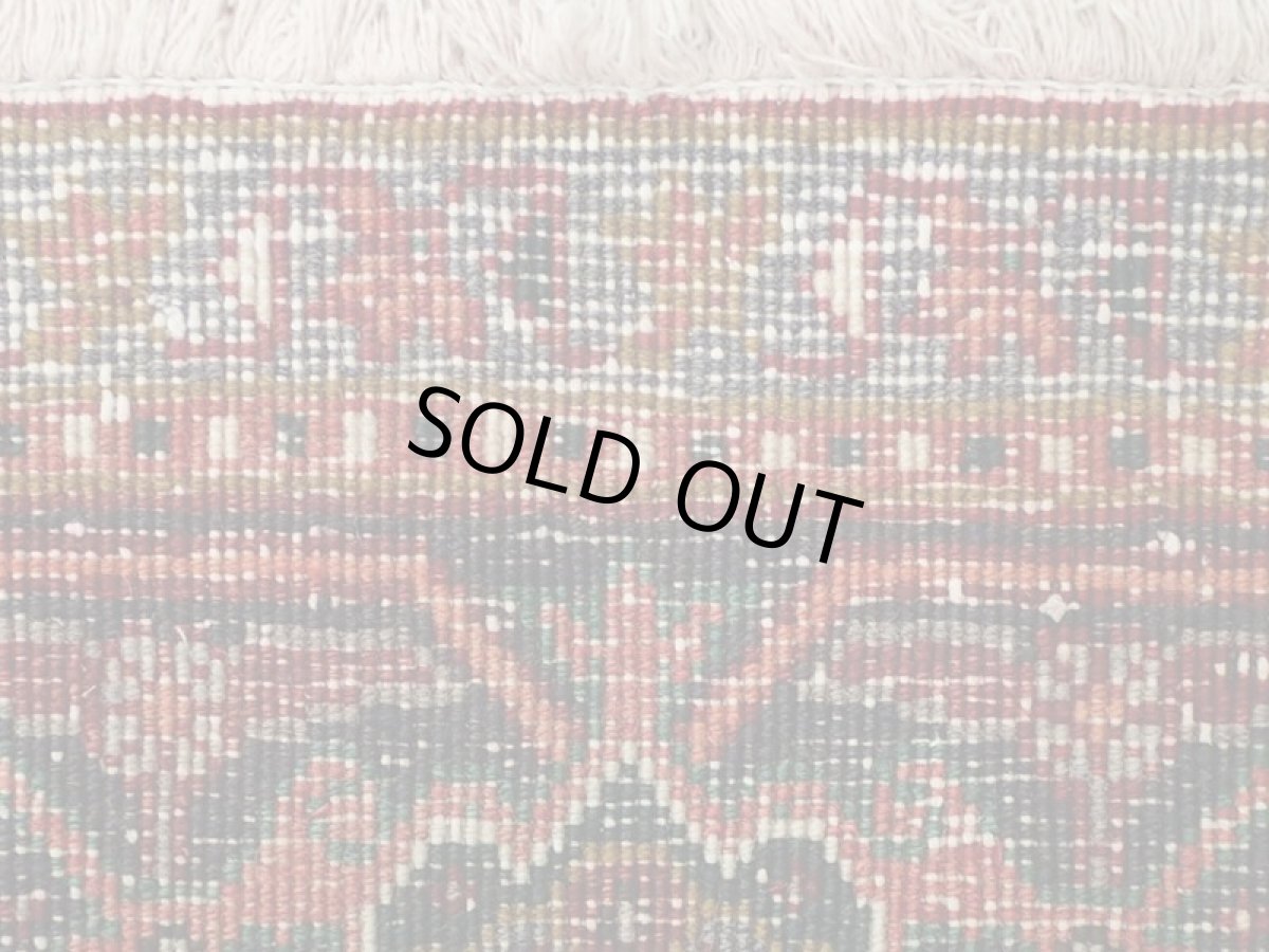 画像15: 良品 オールド ペルシャ 絨毯 ゲラバン リビング ダイニング 大判 3m 6畳 3人掛けソファ サイズ  300 x 210 cm z220 肉厚 ウール 天然 手織り トライバル ラグ 敷物 マット カーペット 茶 グレー メダリオン ヴィンテージ ビンテージ (15)