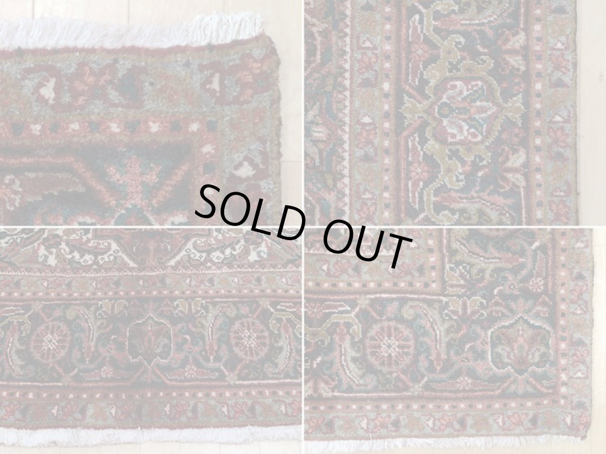 画像19: 良品 オールド ペルシャ 絨毯 ゲラバン リビング ダイニング 大判 3m 6畳 3人掛けソファ サイズ  300 x 210 cm z220 肉厚 ウール 天然 手織り トライバル ラグ 敷物 マット カーペット 茶 グレー メダリオン ヴィンテージ ビンテージ (19)