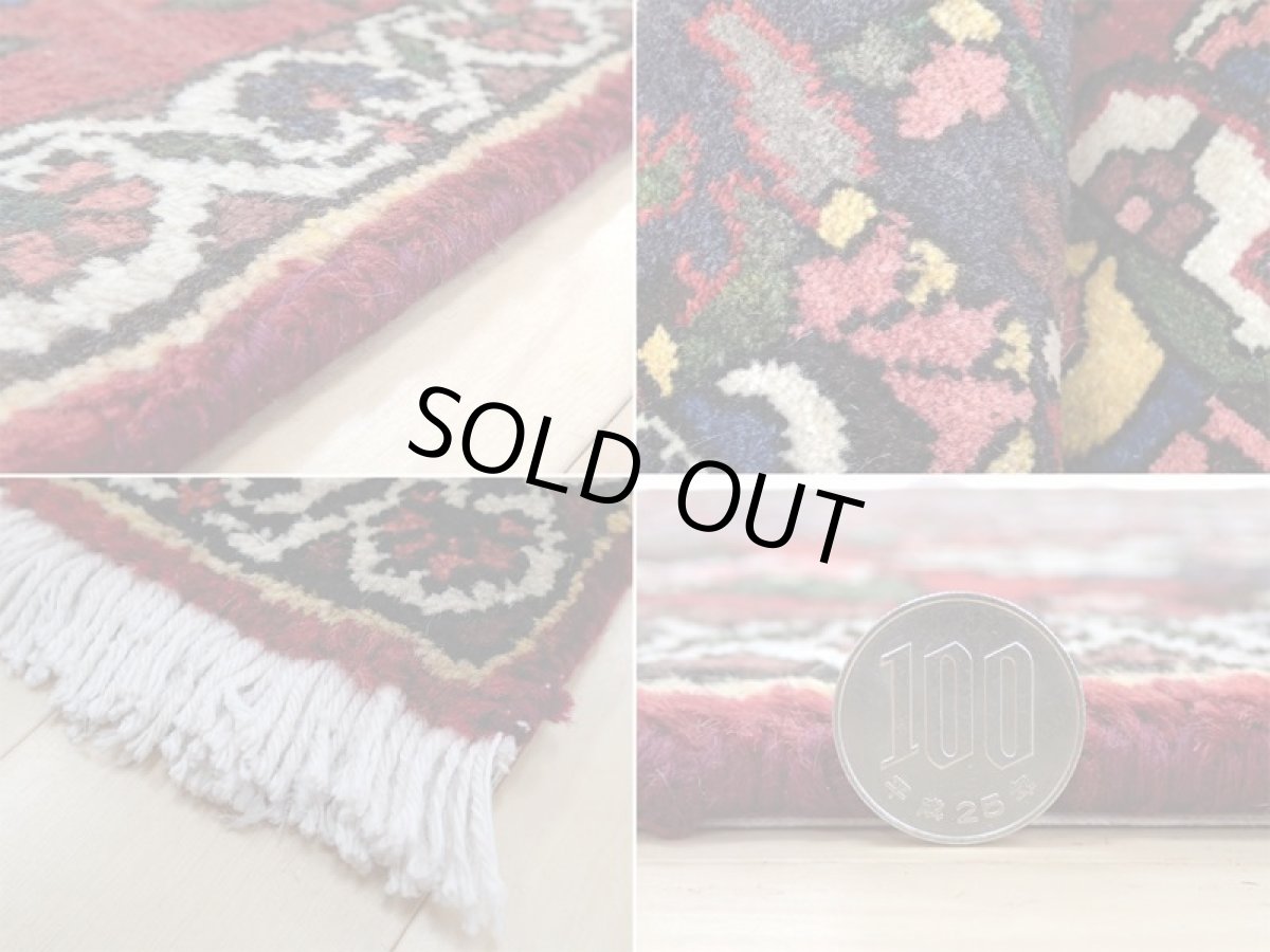 画像19: 良品 経年60年程度 ペルシャ 絨毯 バクティヤリ リビング ダイニング 大判 3m 6畳 3人掛けソファ サイズ 305 x 210 cm 154 天然 草木染 ウール 手織り トライバル ラグ 敷物 マット カーペット オールド アンティーク ヴィンテージ ビンテージ (19)