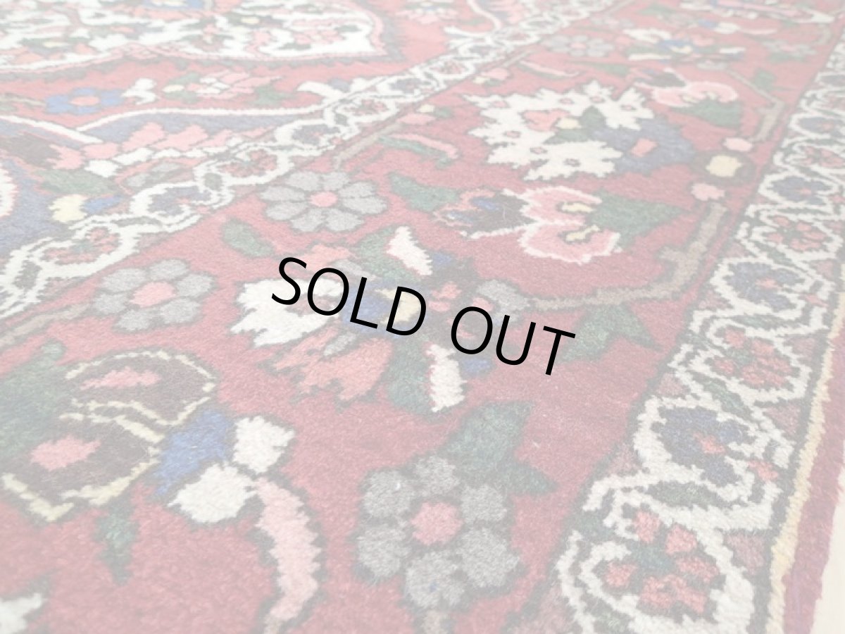 画像11: 良品 経年60年程度 ペルシャ 絨毯 バクティヤリ リビング ダイニング 大判 3m 6畳 3人掛けソファ サイズ 305 x 210 cm 154 天然 草木染 ウール 手織り トライバル ラグ 敷物 マット カーペット オールド アンティーク ヴィンテージ ビンテージ (11)