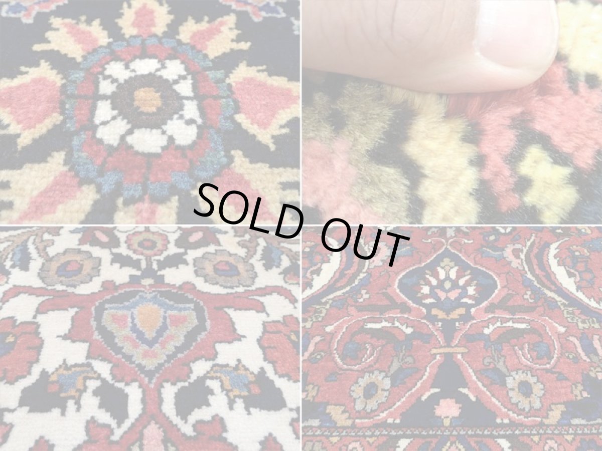 画像17: 新品同様 デッドストック 経年100年〜 ペルシャ 絨毯 バクティヤリ チャルショト リビング ダイニング 大判 10畳 3人掛けソファ サイズ 420 x 320 cm 169 天然 草木染 肉厚 ウール 手織り トライバル ラグ 敷物 マット カーペット アンティーク ヴィンテージ ビンテージ (17)