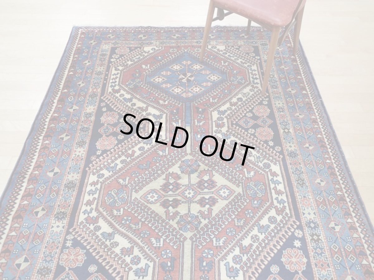 画像6: 新品 ペルシャ 絨毯 ヤラメ リビング ダイニング サイズ 縦2.5m 4? 3畳 2〜3人掛け ソファ サイズ 252 x 156 cm 197 天然 草木染 ウール 手織り トライバル ラグ 敷物 マット カーペット 部族絨毯 (6)