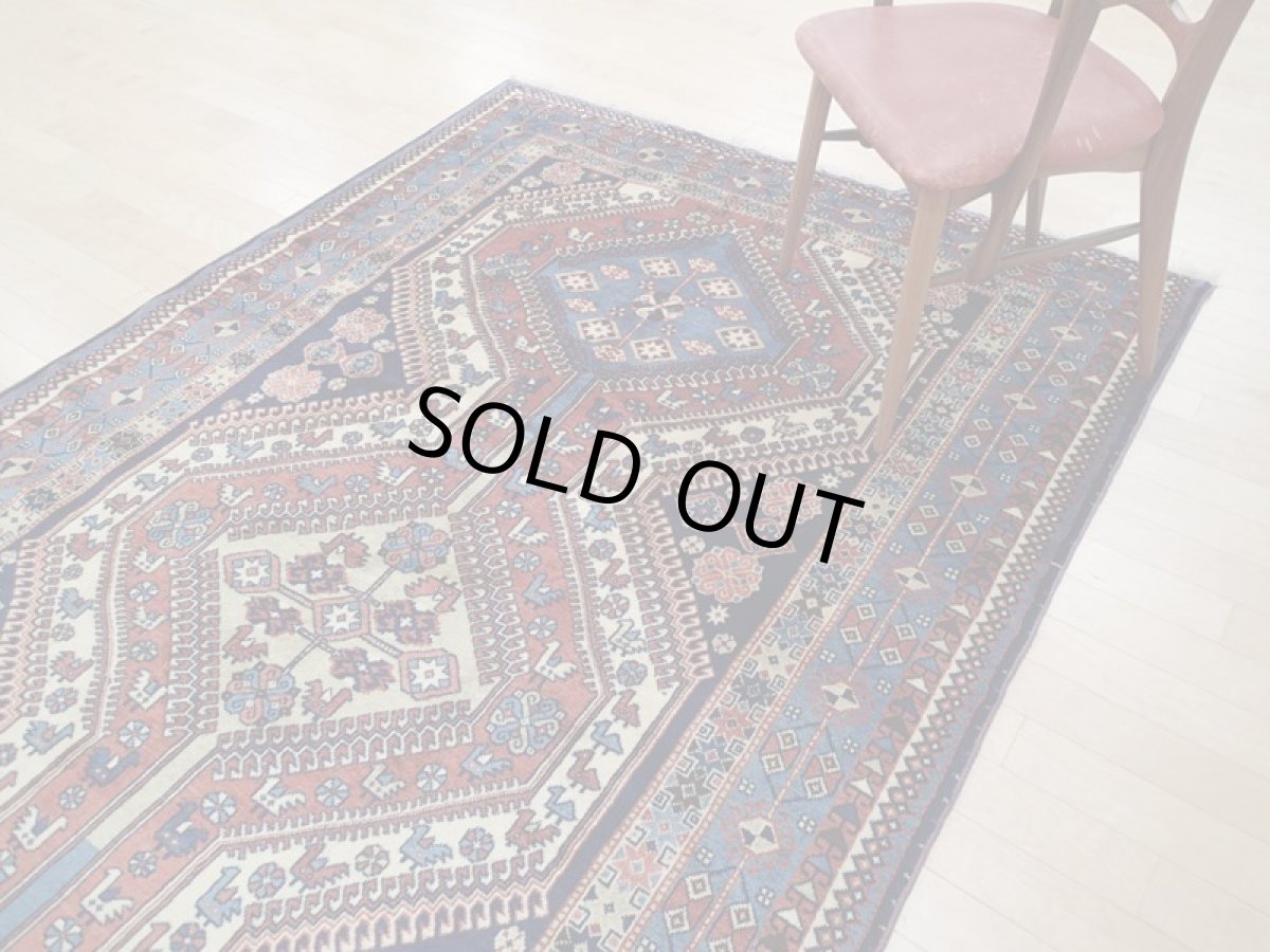 画像5: 新品 ペルシャ 絨毯 ヤラメ リビング ダイニング サイズ 縦2.5m 4? 3畳 2〜3人掛け ソファ サイズ 252 x 156 cm 197 天然 草木染 ウール 手織り トライバル ラグ 敷物 マット カーペット 部族絨毯 (5)