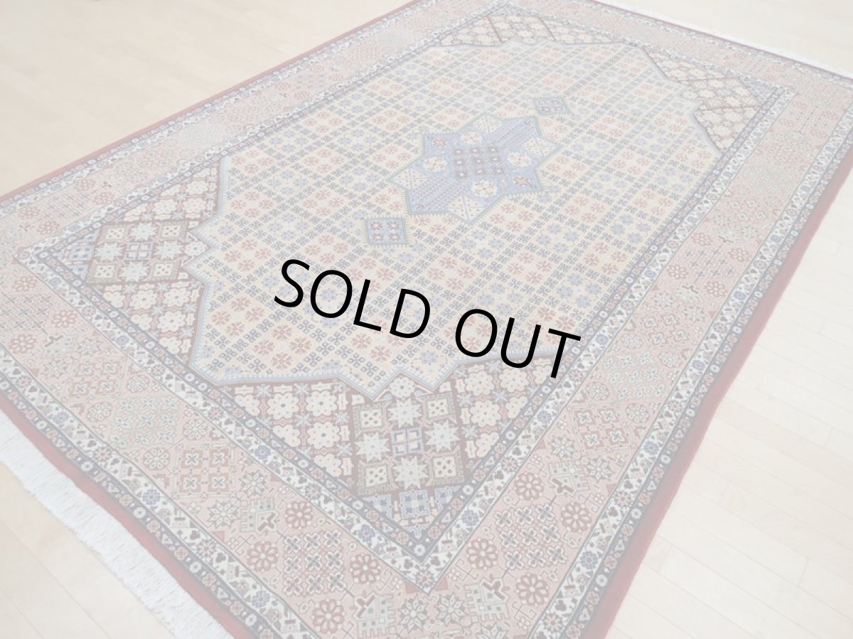 画像4: 新品 ペルシャ 絨毯 ナジャファバド リビング ダイニング 縦3.2ｍ 6.8? 6帖 3人掛けコーナーソファ サイズ 318 x 214 cm 196 天然 肉厚 ウール 手織り トライバル ラグ ハンドメイド マット カーペット レモンイエロー ジョーシャガン 幾何学模様 (4)