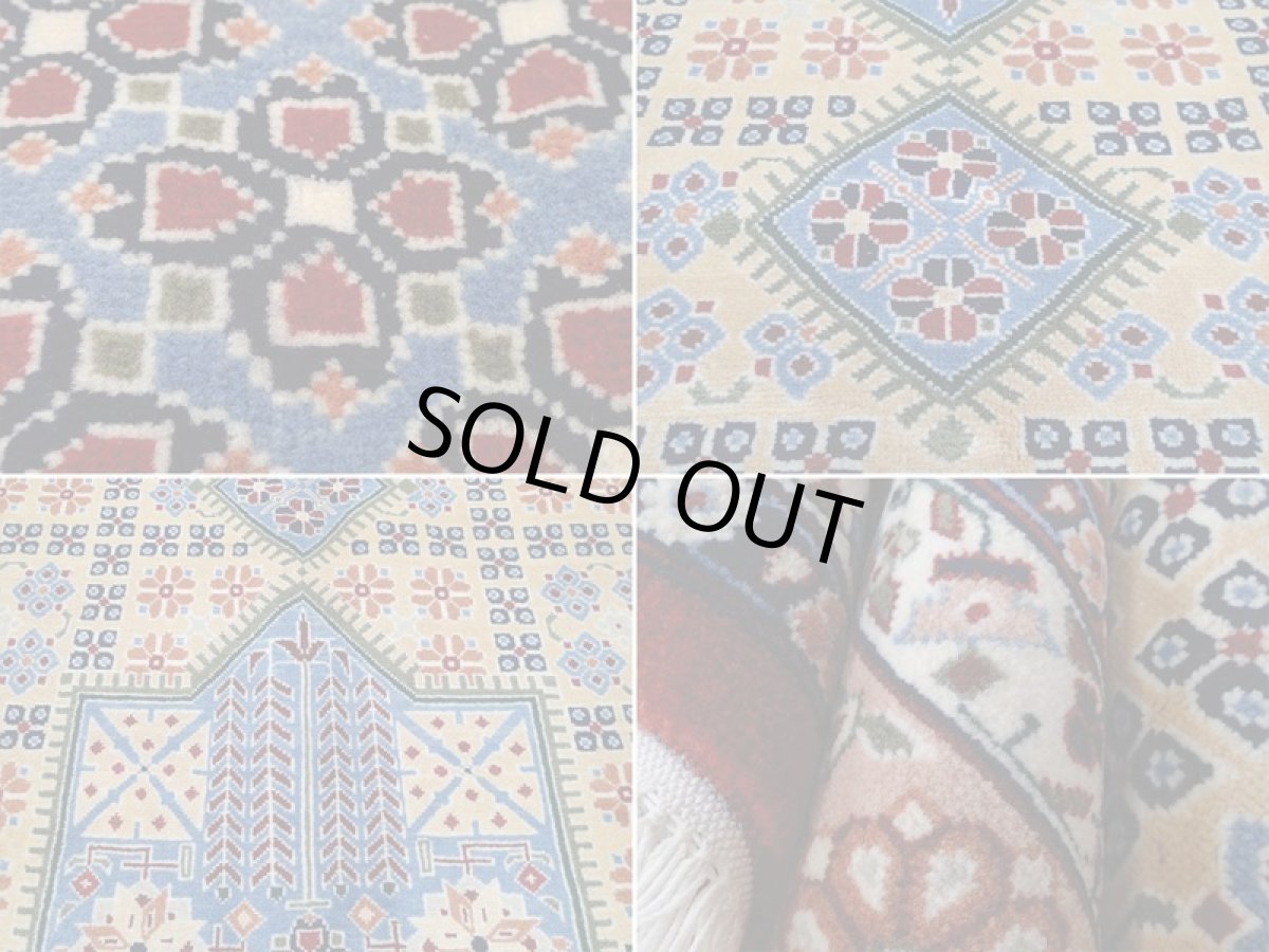 画像17: 新品 ペルシャ 絨毯 ナジャファバド リビング ダイニング 縦3.2ｍ 6.8? 6帖 3人掛けコーナーソファ サイズ 318 x 214 cm 196 天然 肉厚 ウール 手織り トライバル ラグ ハンドメイド マット カーペット レモンイエロー ジョーシャガン 幾何学模様 (17)