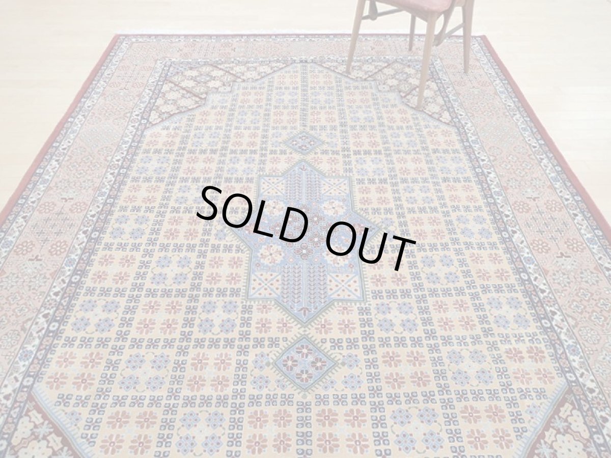 画像6: 新品 ペルシャ 絨毯 ナジャファバド リビング ダイニング 縦3.2ｍ 6.8? 6帖 3人掛けコーナーソファ サイズ 318 x 214 cm 196 天然 肉厚 ウール 手織り トライバル ラグ ハンドメイド マット カーペット レモンイエロー ジョーシャガン 幾何学模様 (6)