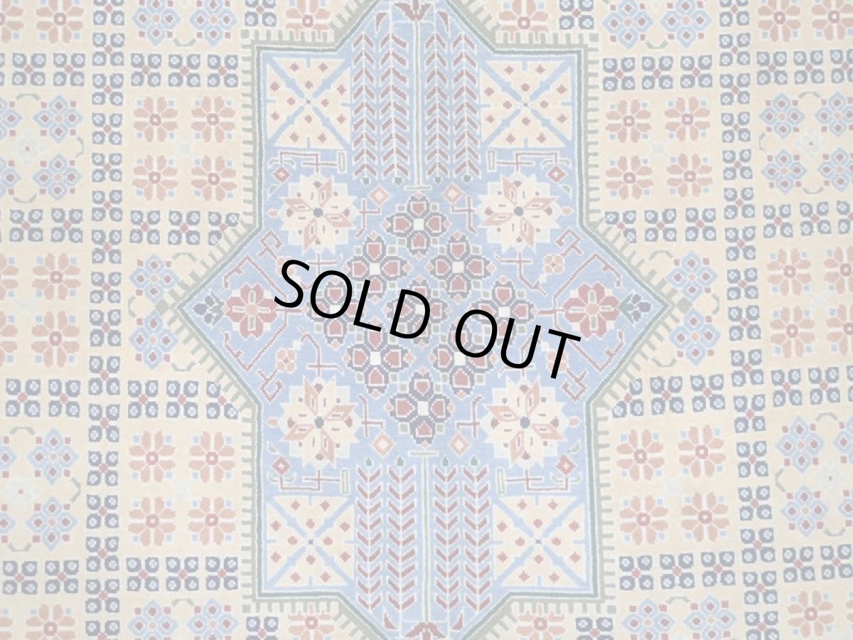 画像11: 新品 ペルシャ 絨毯 ナジャファバド リビング ダイニング 縦3.2ｍ 6.8? 6帖 3人掛けコーナーソファ サイズ 318 x 214 cm 196 天然 肉厚 ウール 手織り トライバル ラグ ハンドメイド マット カーペット レモンイエロー ジョーシャガン 幾何学模様 (11)