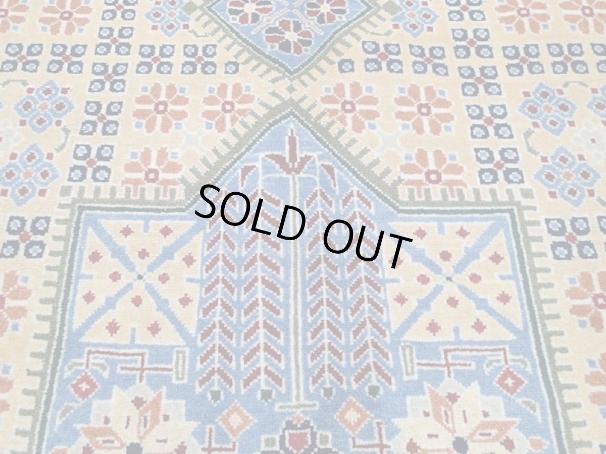 画像12: 新品 ペルシャ 絨毯 ナジャファバド リビング ダイニング 縦3.2ｍ 6.8? 6帖 3人掛けコーナーソファ サイズ 318 x 214 cm 196 天然 肉厚 ウール 手織り トライバル ラグ ハンドメイド マット カーペット レモンイエロー ジョーシャガン 幾何学模様 (12)