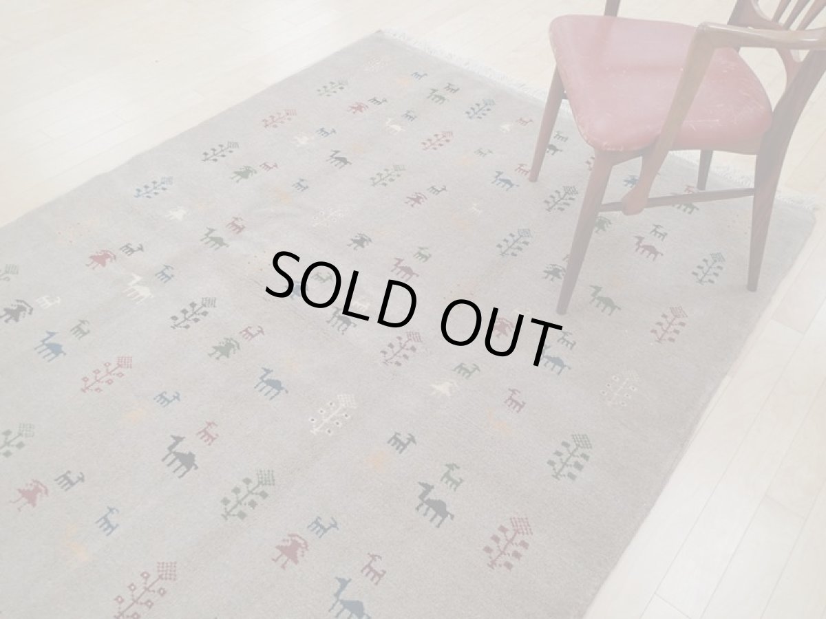 画像4: 新品 ペルシャ ギャッベ  縦2m 3.1? リビング ダイニング 3人掛けソファ サイズ 195 × 160 cm A164 肉厚 天然 草木染 ウール ギャベ 手織り ハンドメイド ラグ 絨毯 カーペット リビングダイニングルームやベッドサイドに (4)