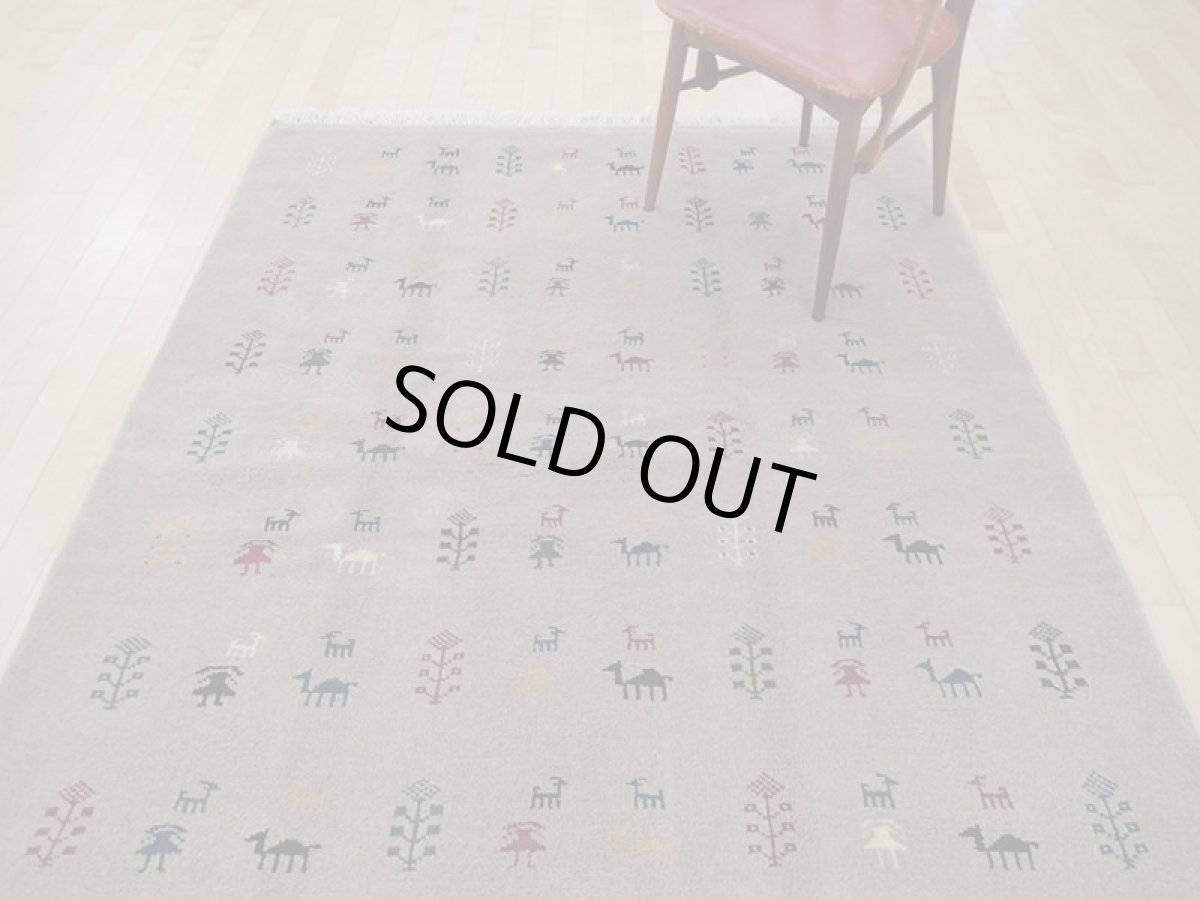 画像6: 新品 ペルシャ ギャッベ  縦2m 3.1? リビング ダイニング 3人掛けソファ サイズ 195 × 160 cm A164 肉厚 天然 草木染 ウール ギャベ 手織り ハンドメイド ラグ 絨毯 カーペット リビングダイニングルームやベッドサイドに (6)