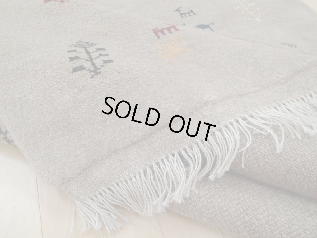 画像15: 新品 ペルシャ ギャッベ  縦2m 3.1? リビング ダイニング 3人掛けソファ サイズ 195 × 160 cm A164 肉厚 天然 草木染 ウール ギャベ 手織り ハンドメイド ラグ 絨毯 カーペット リビングダイニングルームやベッドサイドに (15)